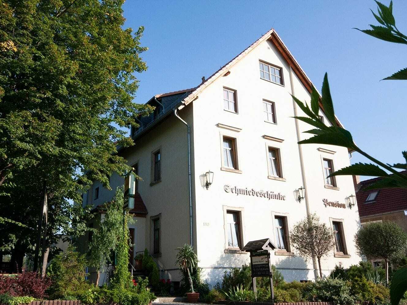 Pension Schmiedeschaenke Dresden Exteriör bild